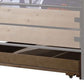 Brown and Black Solid Wood Twin Bed Frame