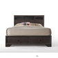 Espresso Solid Wood Queen Bed Frame With Drawers