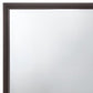 35" Espresso Wood Mounted Dresser Mirror