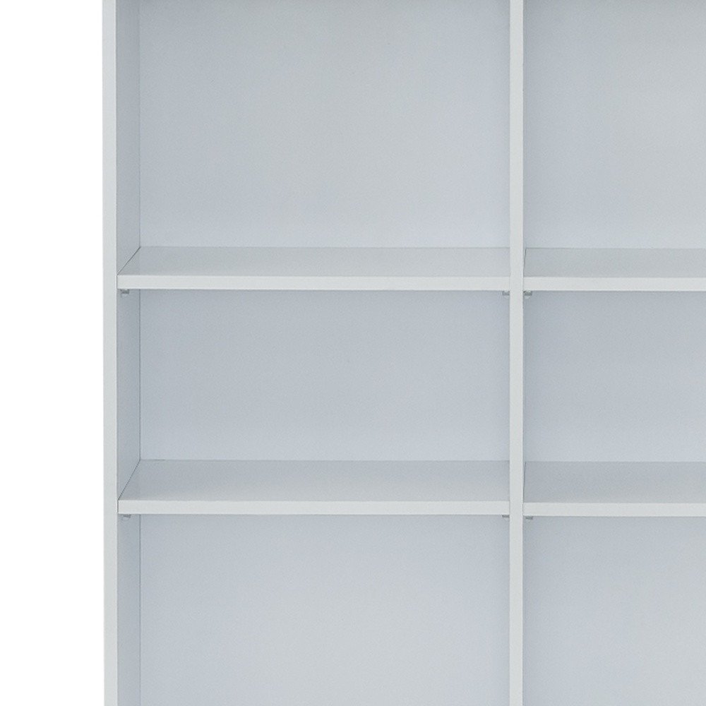 47" White Wood Rectangular Bar Table