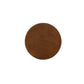 22" Brown Solid Wood Round Pedestal End Table