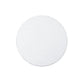 22" White Wood Round Pedestal End Table