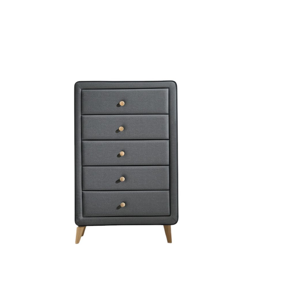 43" Light Gray Solid Wood Standard Dresser/Chest