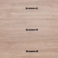 31" Oak Wood Five Drawer Dresser