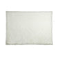 50" X 70" Ivory Faux Fur Plush Throw Blanket with Embroidery