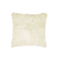 18" Natural Sheepskin Throw Pillow
