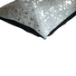 12" X 20" Gray Cowhide Throw Pillow
