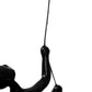 6" X 4" Black Resin Climbing Man Hanging Dimensional Sculpture