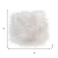 15" X 15" Gray Synthetic Solid Color Pad