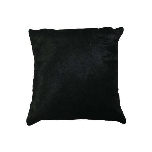 18" Brown Cowhide Throw Pillow