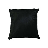 18" Brown Cowhide Throw Pillow