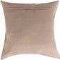 18" Chocolate Cowhide Throw Pillow