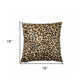 18" X 18" X 5" Leopard Quattro  Pillow
