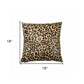 18" X 18" X 5" Leopard Quattro  Pillow