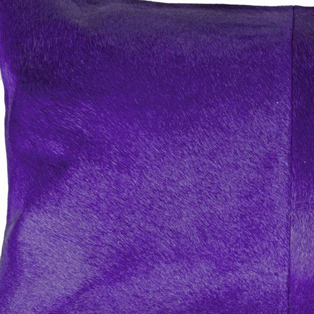 12" X 20" Chocolate Cowhide Throw Pillow