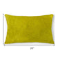 12" X 20" Orange Throw Pillow