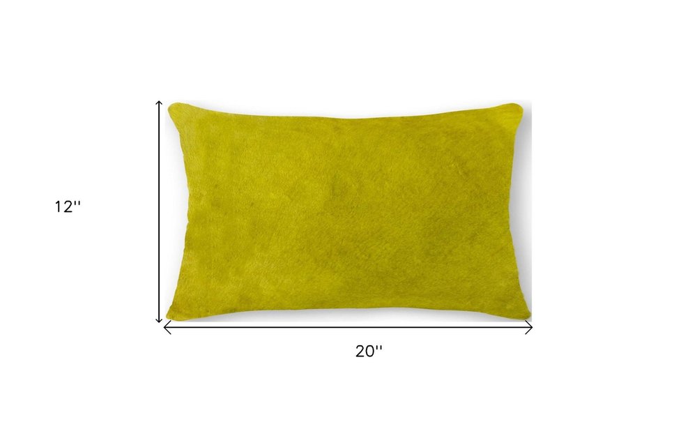 12" X 20" Orange Throw Pillow