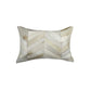 12" X 20" Black Cowhide Throw Pillow