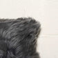 12" X 20" X 5" Gray Sheepskin  Pillow