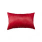 12" X 20" Fuschia Cowhide Throw Pillow