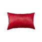 12" X 20" Fuschia Cowhide Throw Pillow
