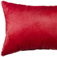 12" X 20" Fuschia Cowhide Throw Pillow