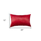 12" X 20" Fuschia Cowhide Throw Pillow