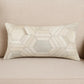 12 X 20 Gray And White Cowhide Throw Pillow
