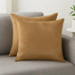 Set of Two 18" Gray Cowhide Throw Pillows