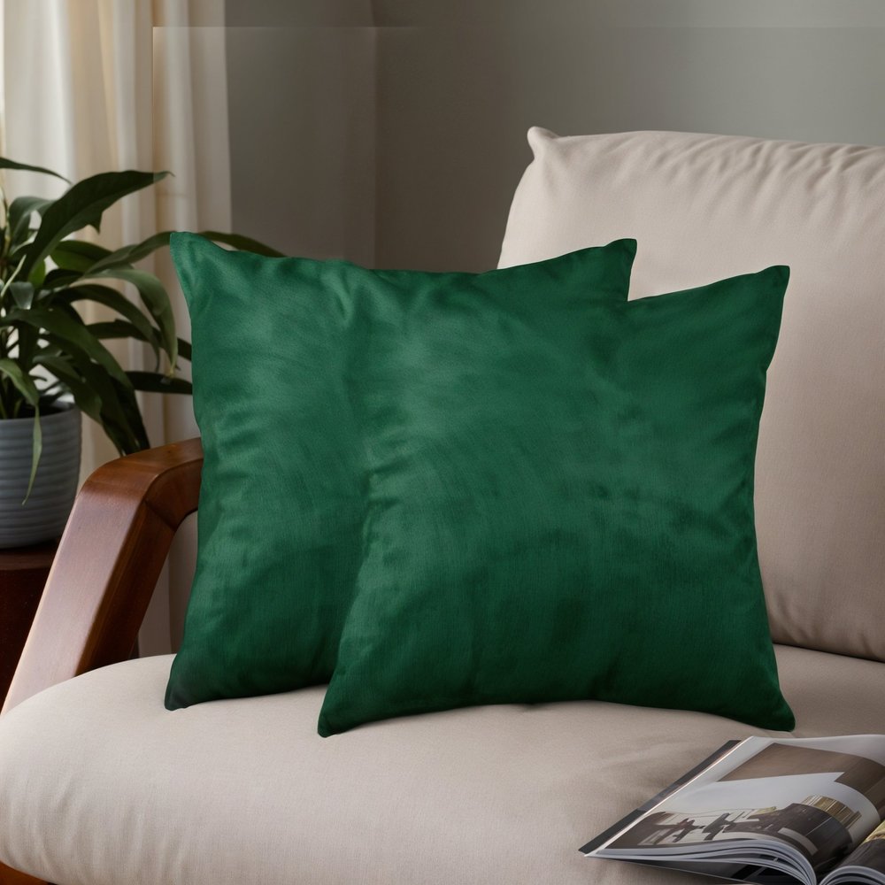 Set of Two 18" Chocolate And Gold Cowhide Throw Pillows