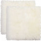 17" X 17" Off White Synthetic Solid Color Pad