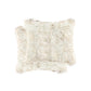 18" X 18" X 5" Gradient Tan Faux  Pillow 2 Pack