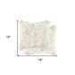 18" X 18" X 5" Gradient Tan Faux  Pillow 2 Pack