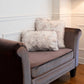 12" X 20" X 5" Gradient Gray Faux  Pillow 2 Pack