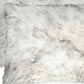 12" X 20" X 5" Gradient Gray Faux  Pillow 2 Pack