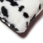 Set of Two 12" X 20" Black and White Throw Pillows