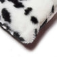 Set of Two 12" X 20" Black and White Throw Pillows
