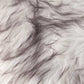 Set of Two 18" Brown And Off White Throw Pillows