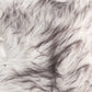 Set of Two 12" X 20" Chocolate Faux Fur Throw Pillow