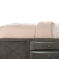 Gray Solid Wood Queen With Ten Drawers Bed Frame