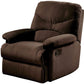 35" Chocolate Microfiber Recliner
