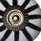 1.5" X 1.5" X 1.5" White Black And Silver  Knobs 12 Pack
