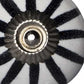 1.5" X 1.5" X 1.5" White Black And Silver  Knobs 12 Pack