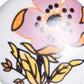 Set of Twelve Pink And White Floral Ceramic Drawer Pull Knobs