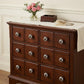 Set of Twelve Black White And Copper Ceramic Geometric Drawer Pull Knobs