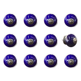 Set of Twelve Ceramic Drawer Pull Knobs