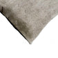 12" X 20" Gray Cowhide Pillow