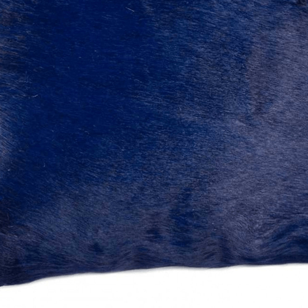 12" X 20" Fuschia Cowhide Throw Pillow