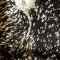 Chocolate And Gold Torino Kobe Cowhide Pillow