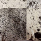 18" White Cowhide Throw Pillow